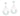 RHODIUM PLATED EARRING WITH ZIRCONIA