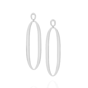 RHODIUM PLATED EARRING