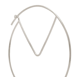 RHODIUM PLATED EARRING