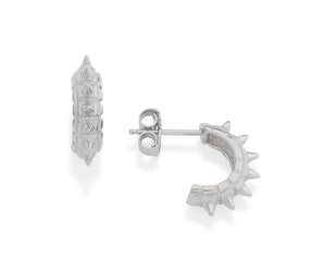 RHODIUM PLATED EARRING