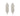 RHODIUM PLATED EARRING