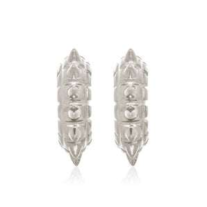 RHODIUM PLATED EARRING