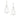 RHODIUM PLATED EARRING WITH ZIRCONIA