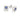 RHODIUM LUCID DREAMS EARRING IN BLUE