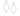 RHODIUM PLATED EARRING WITH ZIRCONIA