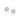RHODIUM TINY STAR STUD EARRINGS