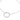 RHODIUM PLATED CHAIN WITH ZIRCONIA