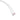 RHODIUM PLATED CHAIN WITH CRYSTAL AND ZIRCONIA