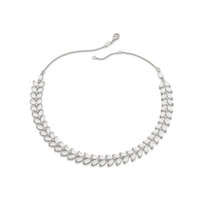RHODIUM LUXURY CELEBRATE CHOKER
