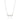 RHODIUM FOREVER NECKLACE