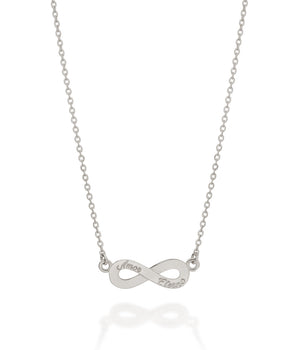 RHODIUM FOREVER NECKLACE