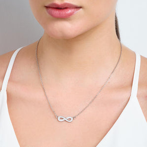 RHODIUM FOREVER NECKLACE