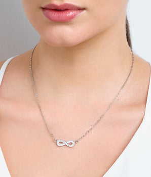 RHODIUM FOREVER NECKLACE