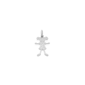 RHODIUM PLATED PENDANT