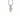 RHODIUM PLATED PENDANT WITH PEARL AND ZIRCONIA