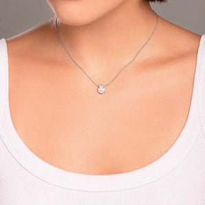 RHODIUM PLATED PENDANT