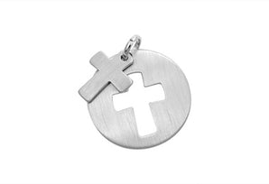RHODIUM PLATED PENDANT