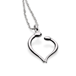 RHODIUM PLATED PENDANT