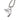 RHODIUM PLATED PENDANT