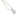 RHODIUM PLATED PENDANT WITH ZIRCONIA