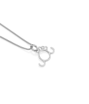 RHODIUM PLATED PENDANT