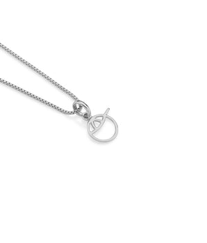 RHODIUM PLATED PENDANT