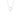 RHODIUM PLATED PENDANT WITH ZIR