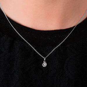 RHODIUM PLATED PENDANT