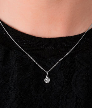 RHODIUM PLATED PENDANT