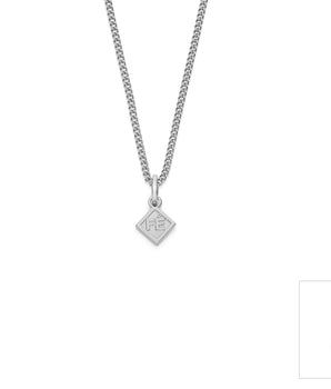 RHODIUM PLATED PENDANT
