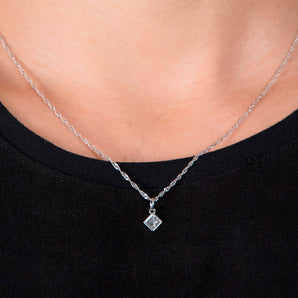 RHODIUM PLATED PENDANT