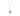 RHODIUM PLATED PENDANT WITH CRYSTAL