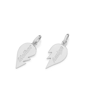 RHODIUM PLATED PENDANT