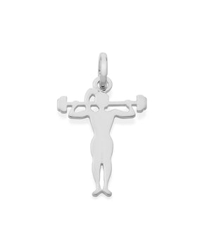 RHODIUM PLATED PENDANT