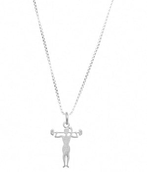 RHODIUM PLATED PENDANT