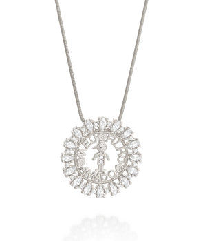 RHODIUM MY BELOVED SON PENDANT
