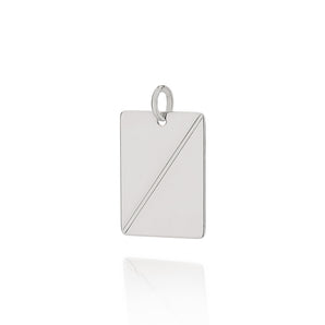 RHODIUM PLATED PENDANT