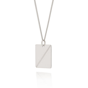 RHODIUM PLATED PENDANT