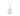 RHODIUM PLATED PENDANT