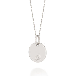 RHODIUM PLATED PENDANT