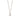 RHODIUM KID'S LETTER PENDANT