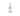 RHODIUM KID'S LETTER PENDANT