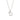 RHODIUM SHARED HEART PENDANT
