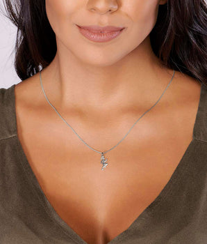 RHODIUM PLATED PENDANT
