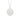 RHODIUM PLATED PENDANT