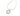 RHODIUM TEDDY BEAR FACE PENDANT IN BLUE