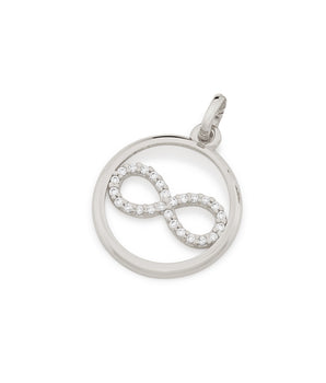 RHODIUM FOREVER PENDANT