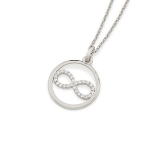 RHODIUM FOREVER PENDANT