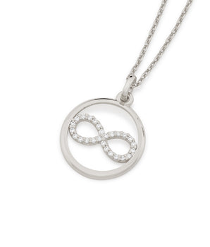 RHODIUM FOREVER PENDANT