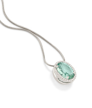 RHODIUM SERENITY PENDANT